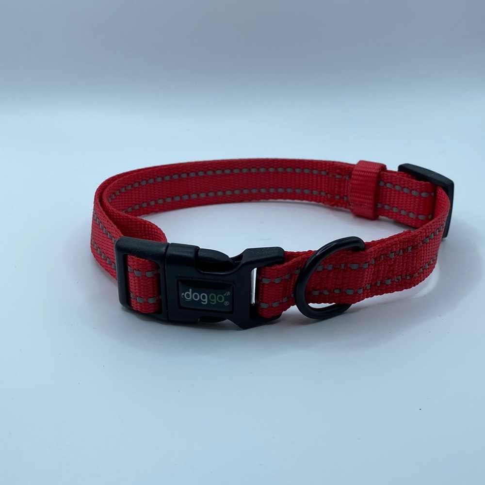 Doggo Red Reflective Dog Collar